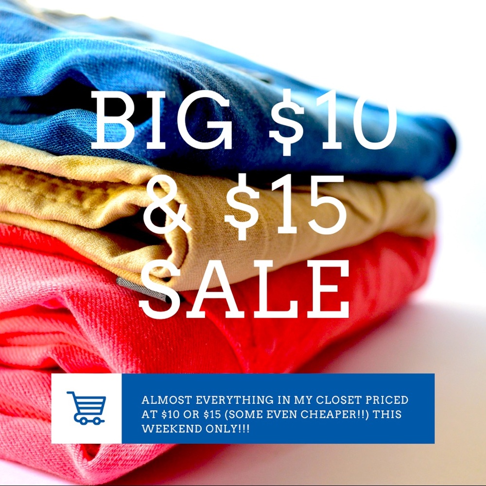 HUGE $10 & $15 SALE in my closet!!